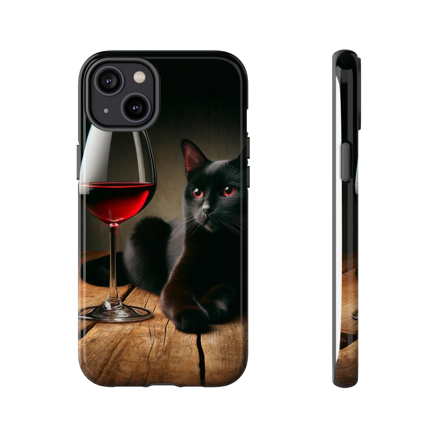 Spirit "Wine & Cat" Impact Resistant Cases (Shipping Included)