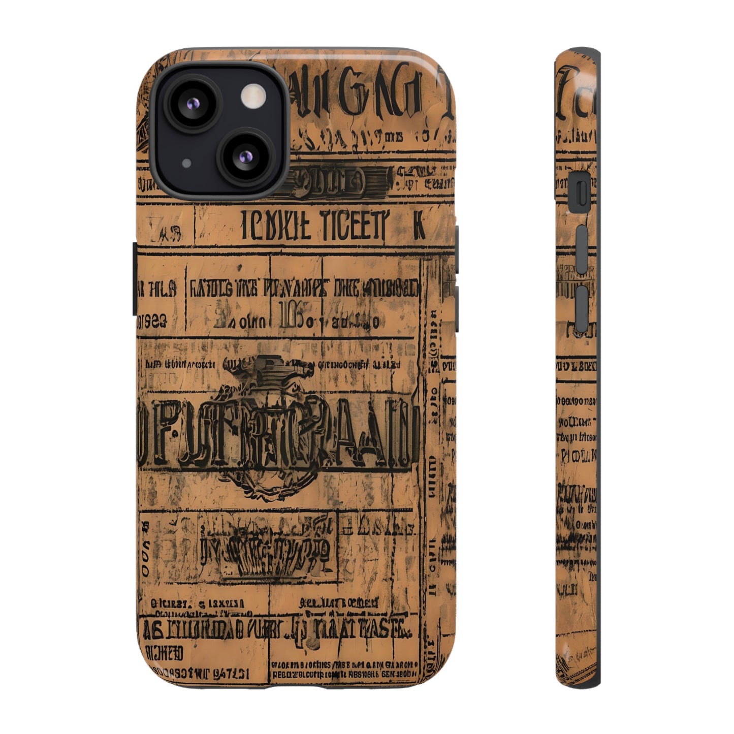 Spirit "1900s French Train Ticket" Impact Resistant Cases (Shipping Included)