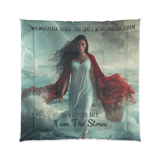 I Am the Storm Comforter (Shipping Included)