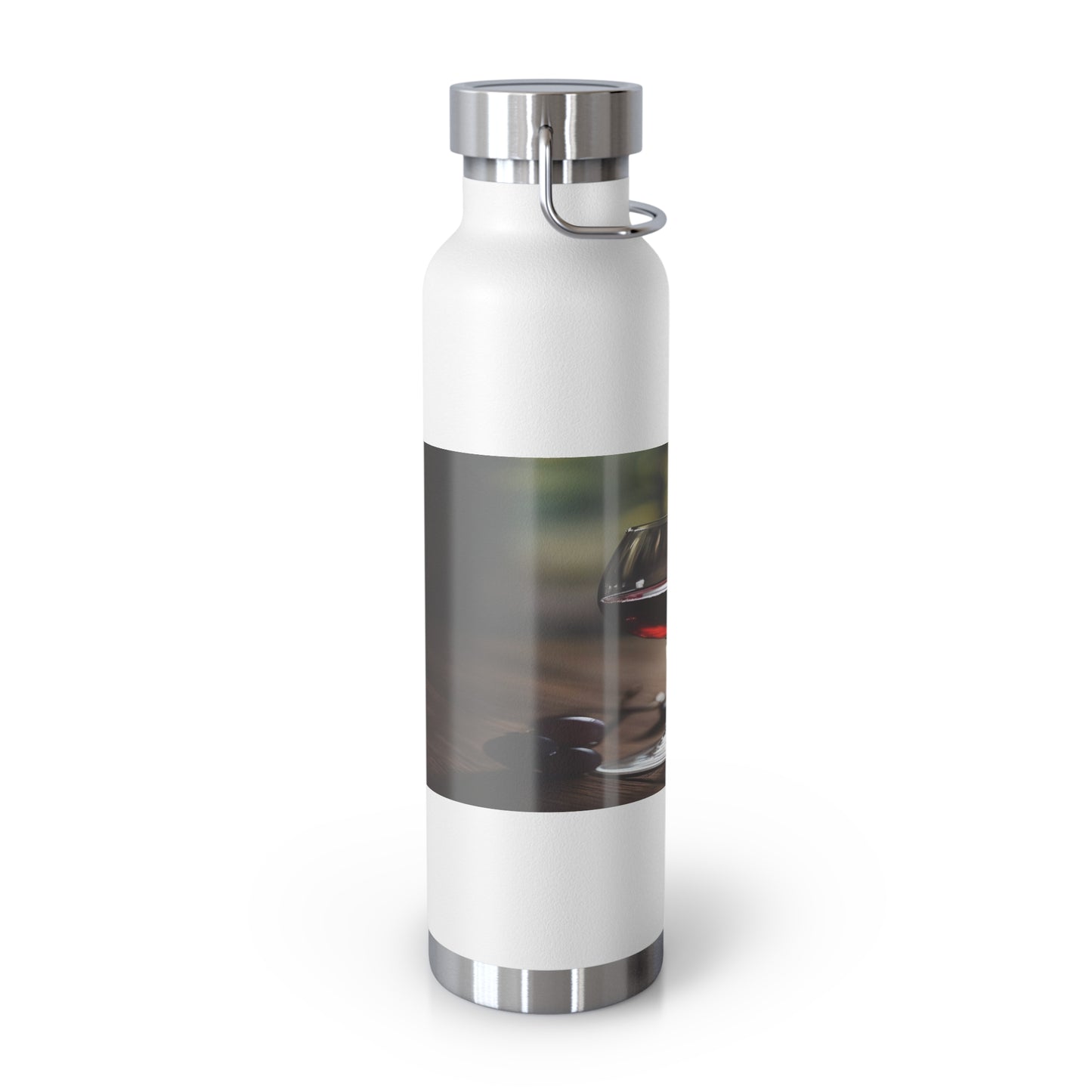 Wine Glass Vacuum Insulated Bottle, 22oz (Shipping Included)