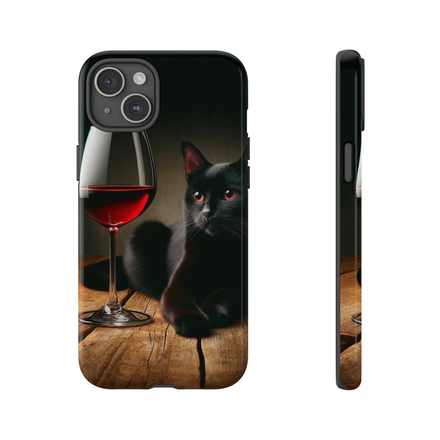 Spirit "Wine & Cat" Impact Resistant Cases (Shipping Included)