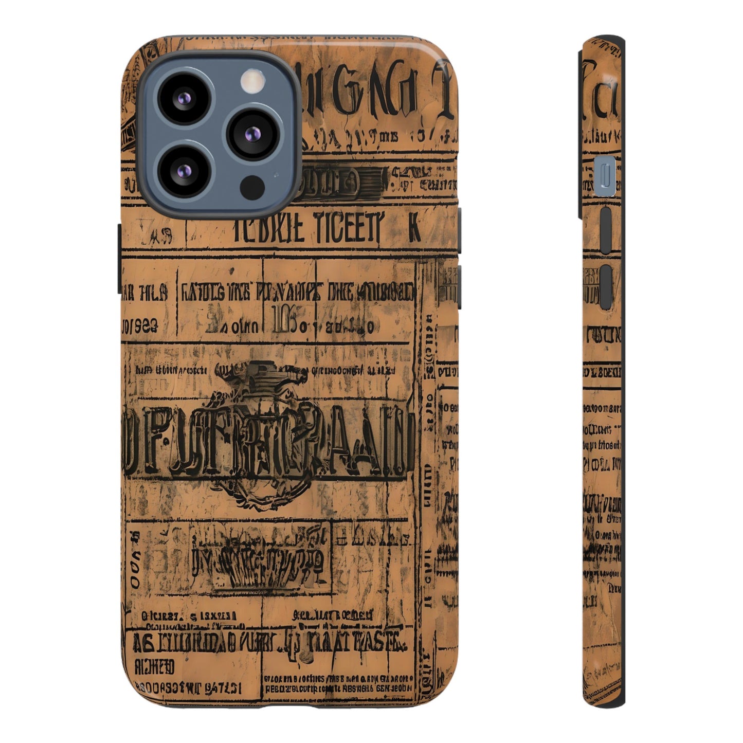 Spirit "1900s French Train Ticket" Impact Resistant Cases (Shipping Included)