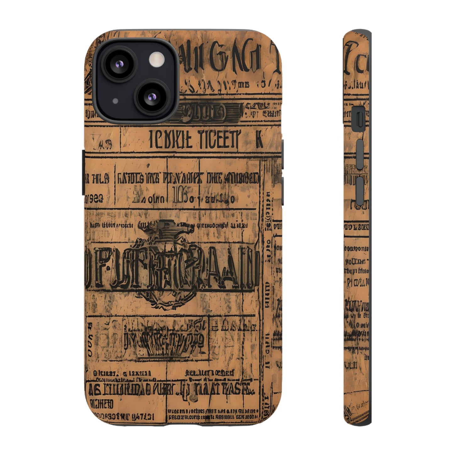 Spirit "1900s French Train Ticket" Impact Resistant Cases (Shipping Included)