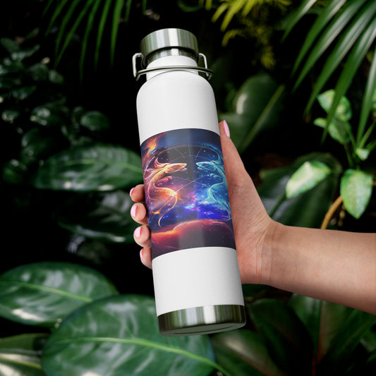 Zodiac Pisces Vacuum Insulated Bottle, 22oz (Shipping Included)