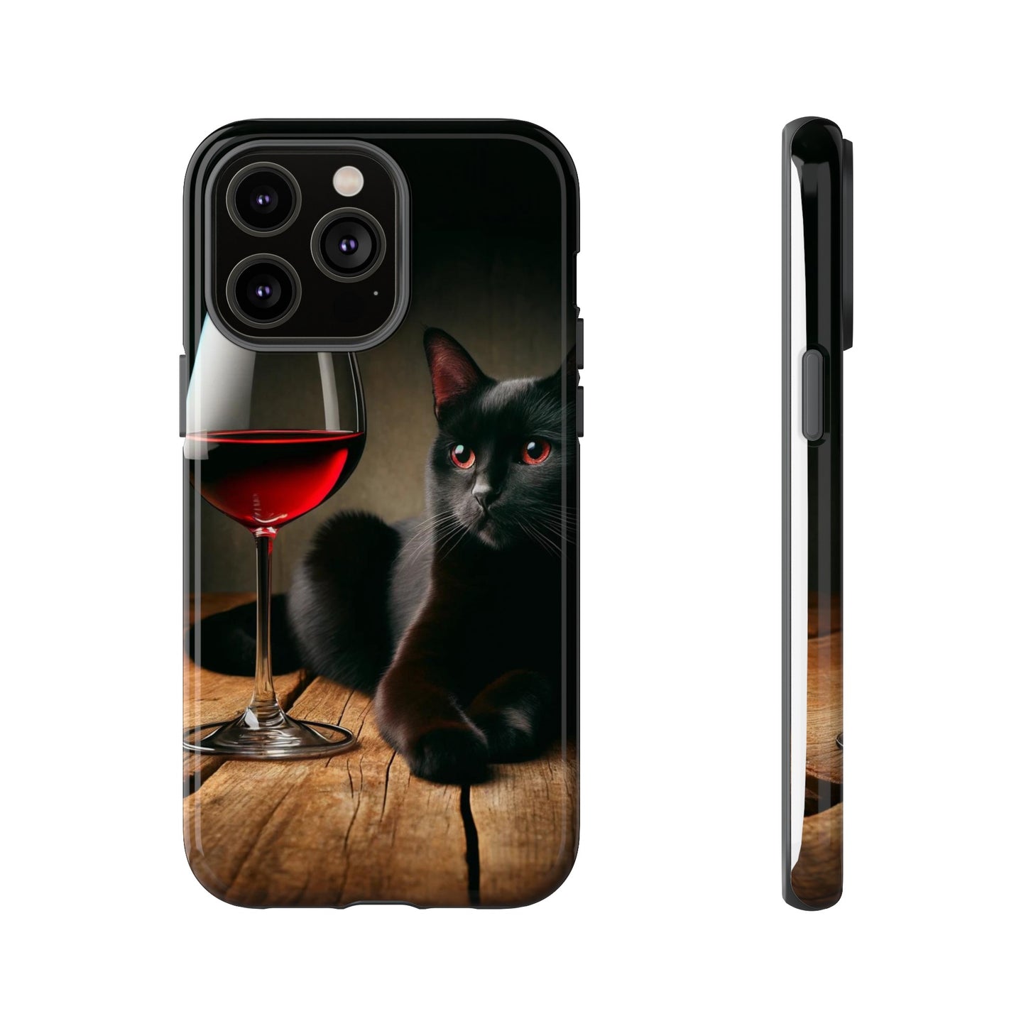 Spirit "Wine & Cat" Impact Resistant Cases (Shipping Included)