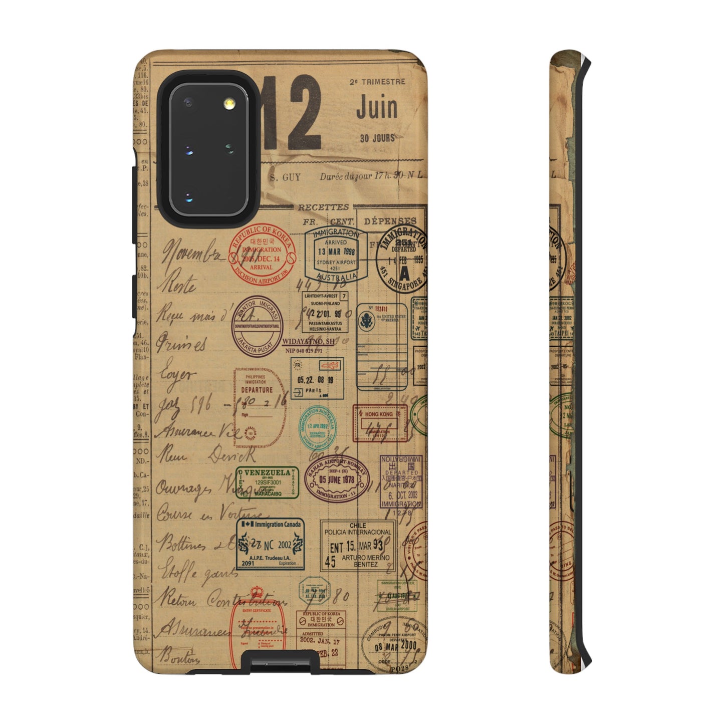 Spirit "1900s London Train Ticket" Impact Resistant Cases (Shipping Included)