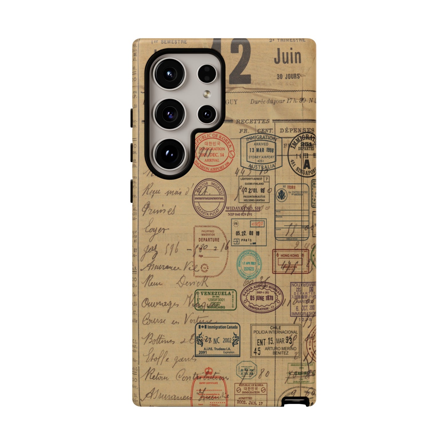 Spirit "1900s London Train Ticket" Impact Resistant Cases (Shipping Included)