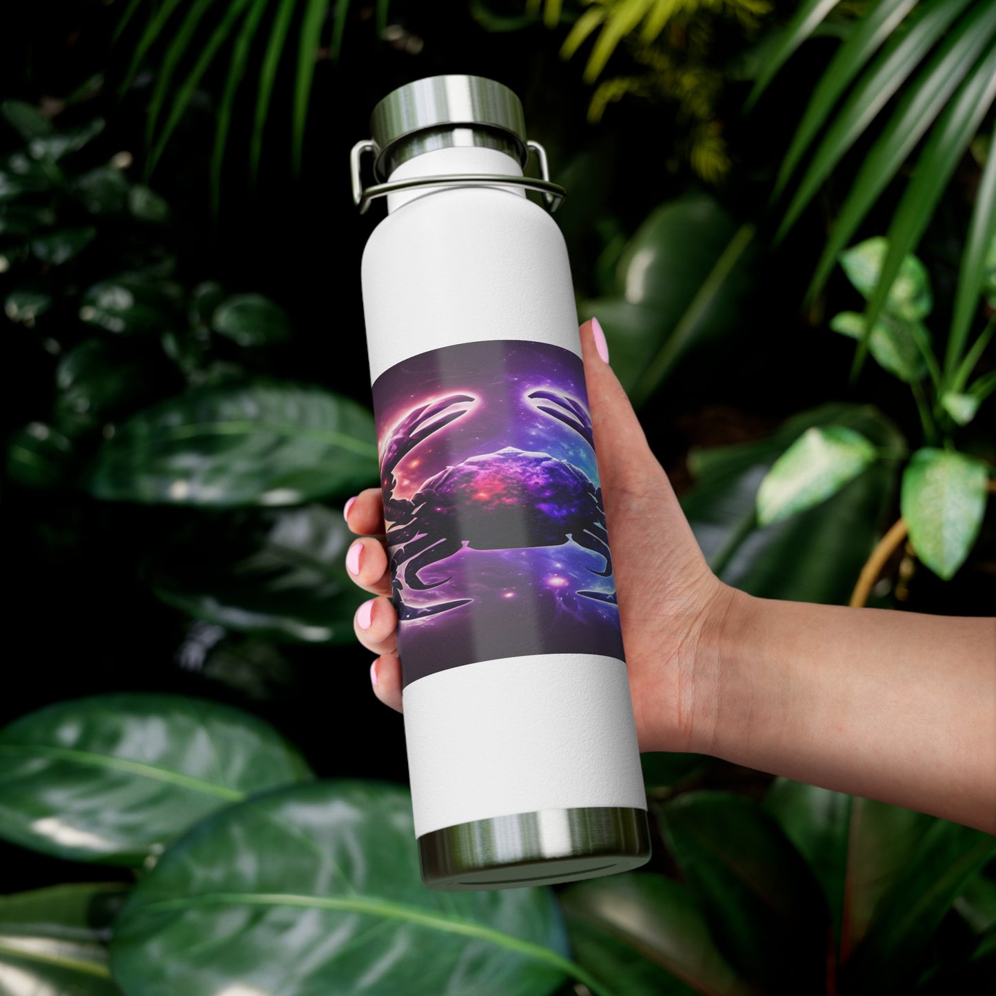 Zodiac Cancer Vacuum Insulated Bottle, 22oz (Shipping Included)