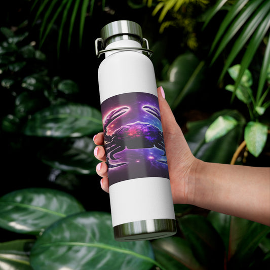 Zodiac Cancer Vacuum Insulated Bottle, 22oz (Shipping Included)