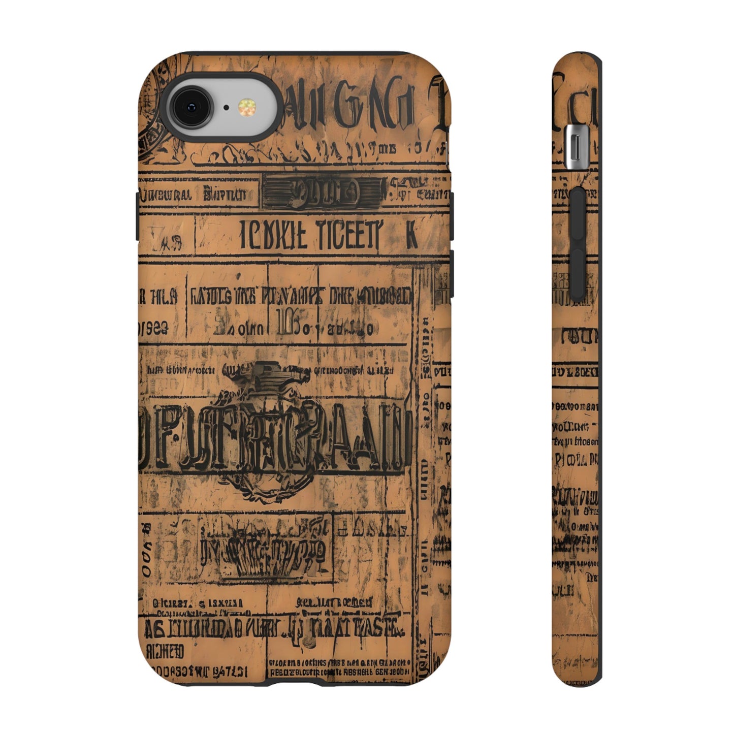 Spirit "1900s French Train Ticket" Impact Resistant Cases (Shipping Included)