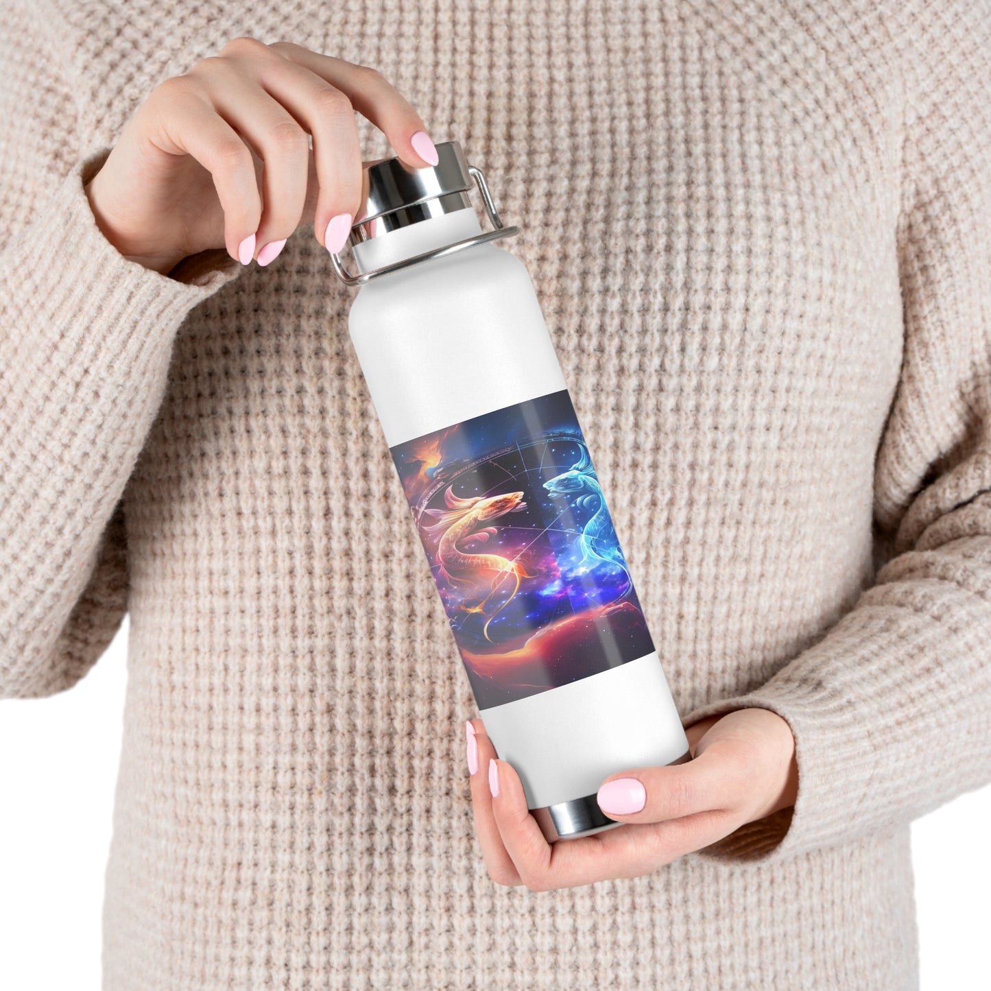 Zodiac Pisces Vacuum Insulated Bottle, 22oz (Shipping Included)