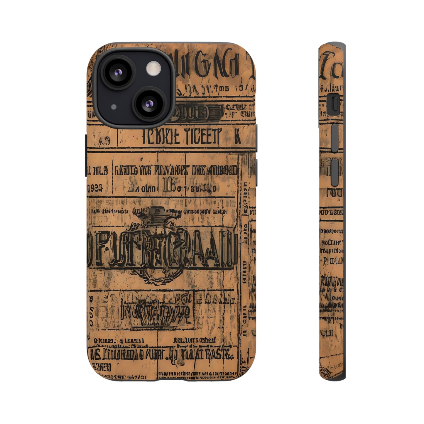 Spirit "1900s French Train Ticket" Impact Resistant Cases (Shipping Included)