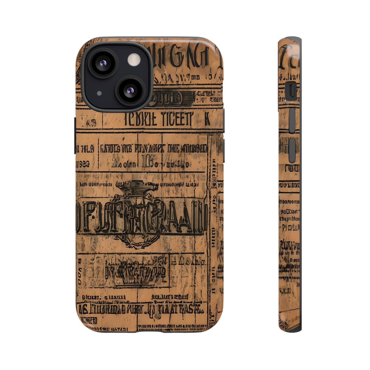 Spirit "1900s French Train Ticket" Impact Resistant Cases (Shipping Included)