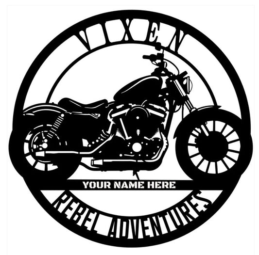 Hypnotic Metal Wall Art "Intense Rebel Adventures" [Add Your Name]